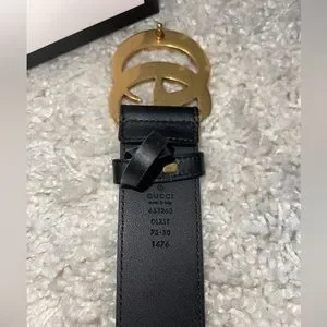 Gucci | Accessories | Gucci Pearlgold Buckle Belt Size 75  display picture 3